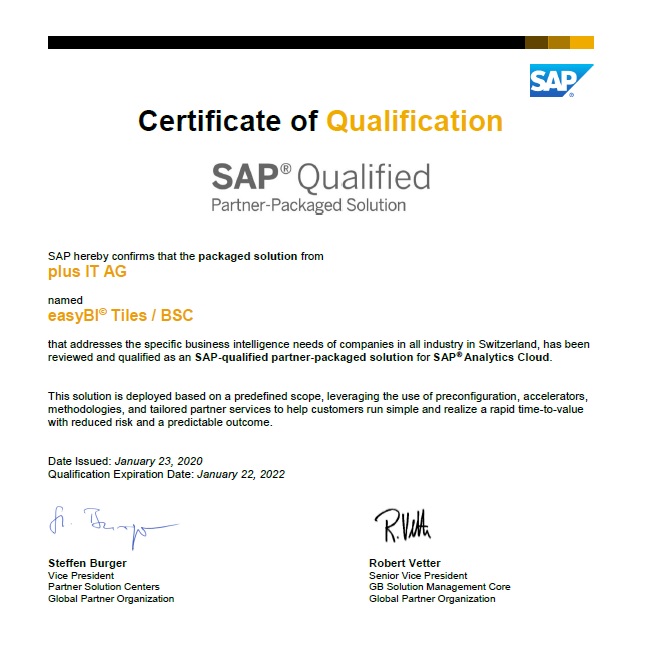 SAP Qualifizierte Partner Solution